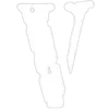 Стикер 17 White Trash