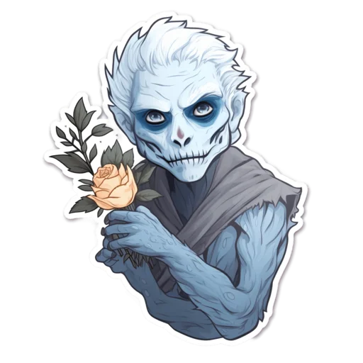 🌸 Стикер «White Walkers» для Telegram