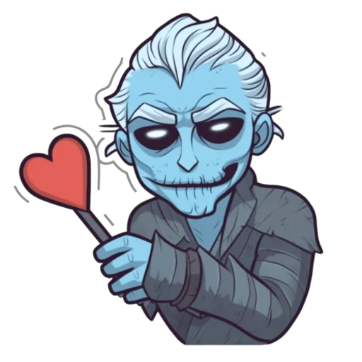 ❤️ Стикер «White Walkers» для Telegram