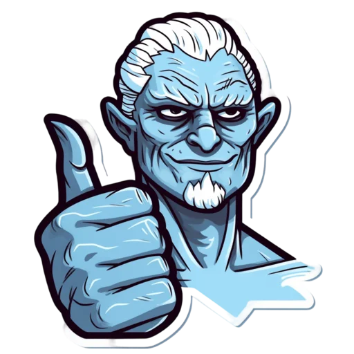 👍 Стикер «White Walkers» для Telegram