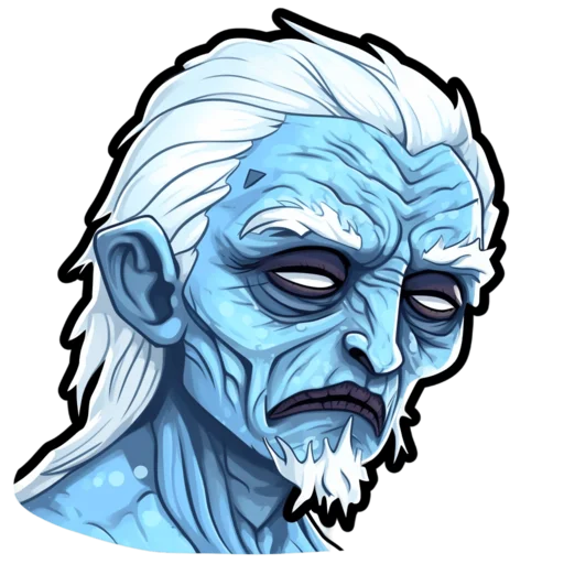 😖 Стикер «White Walkers» для Telegram