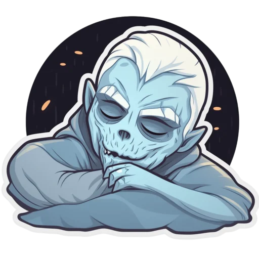 😴 Стикер «White Walkers» для Telegram