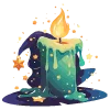 🕯 Эмодзи «White Witch» для Telegram