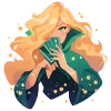 🃏 Эмодзи «White Witch» для Telegram