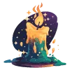 🕯 Эмодзи «White Witch» для Telegram