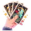 🃏 Эмодзи «White Witch» для Telegram
