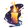 🕯 Эмодзи «White Witch» для Telegram