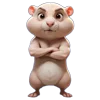 🤔 Эмодзи «Hamster Airdrop» для Telegram