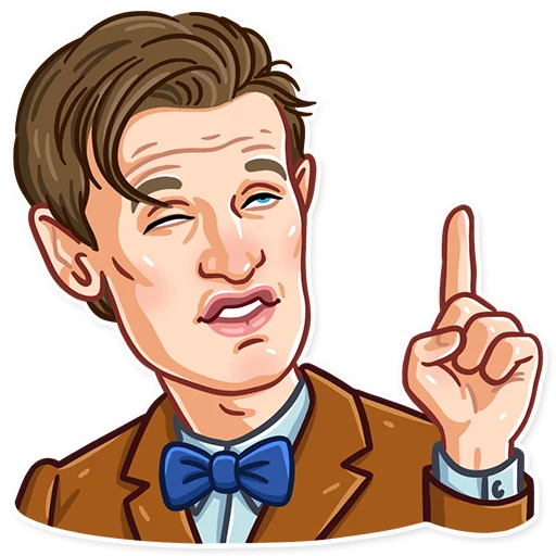 ☝️ Стикер «Doctor Who» для Telegram