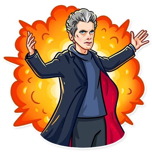 😤 Стикер «Doctor Who» для Telegram