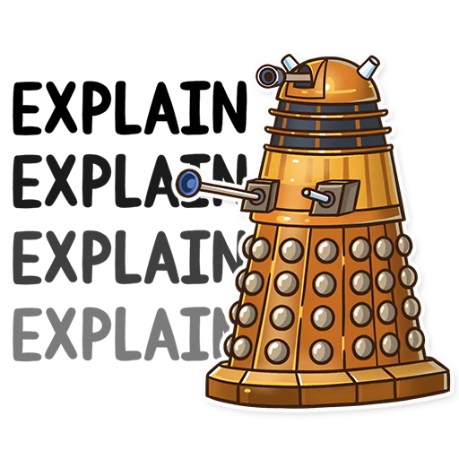 😠 Стикер «Doctor Who» для Telegram