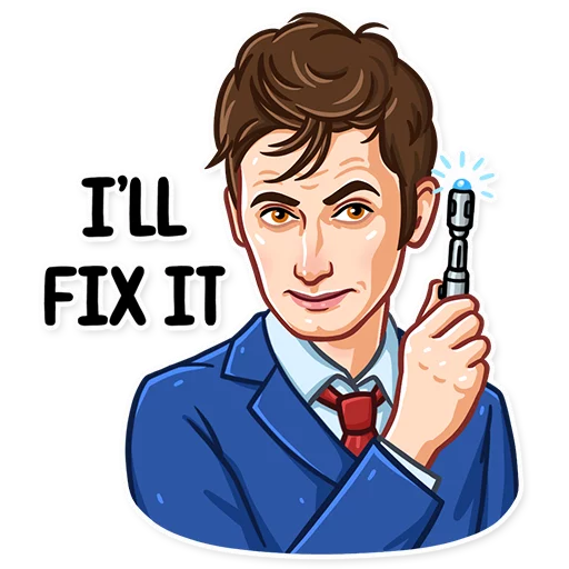 😏 Стикер «Doctor Who» для Telegram