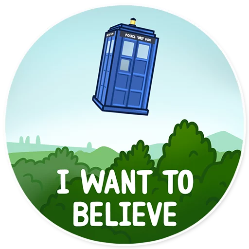 👽 Стикер «Doctor Who» для Telegram