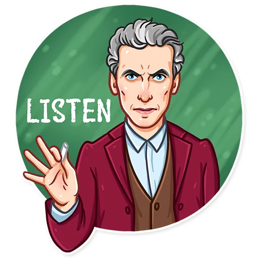 😐 Стикер «Doctor Who» для Telegram