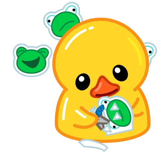Стикер 51 Utya Why Telegram?