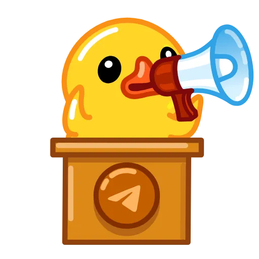 Стикер 16 Utya Why Telegram?