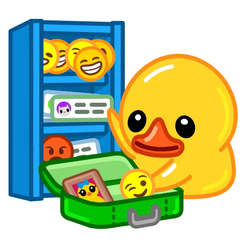 Стикер 15 Utya Why Telegram?