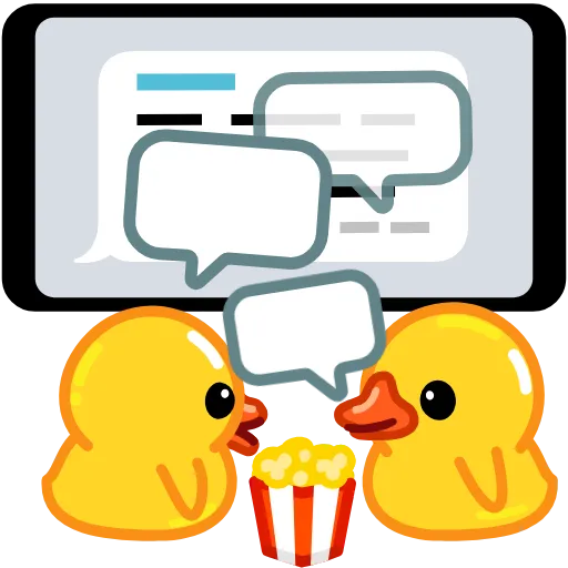 Стикер 11 Utya Why Telegram?
