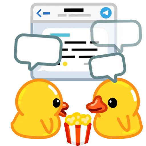 Стикер 56 Utya Why Telegram?