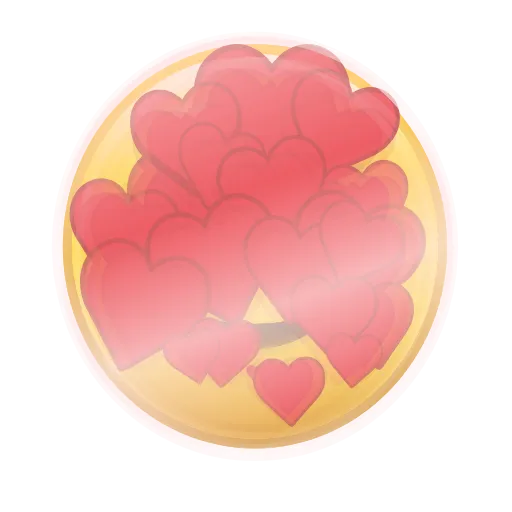 Стикер 3 Glass Bound Emoji