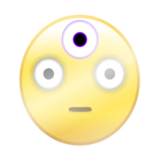 Стикер 17 Glass Bound Emoji
