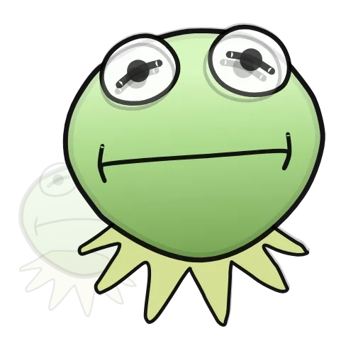 Стикер 18 Kermit The Frog