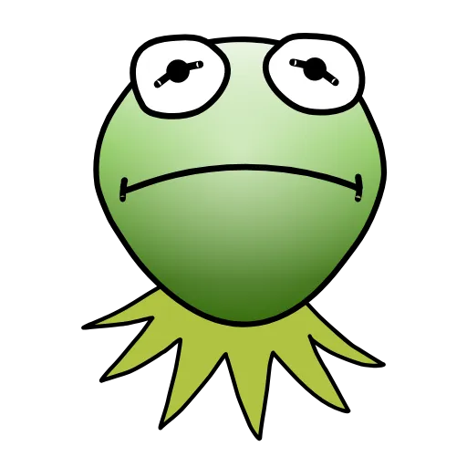 Стикер 11 Kermit The Frog