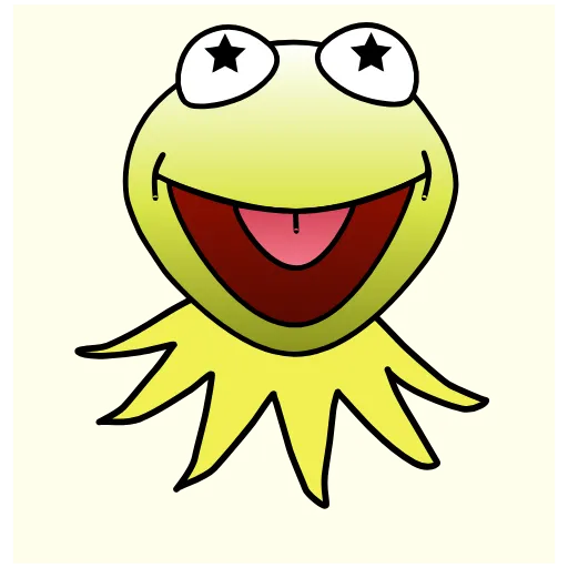Стикер 5 Kermit The Frog