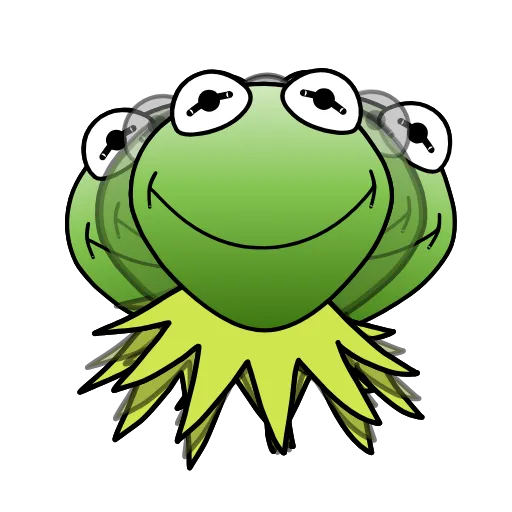 Стикер 17 Kermit The Frog