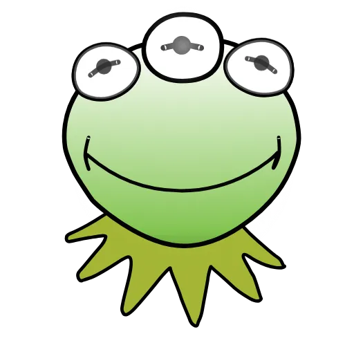 Стикер 16 Kermit The Frog