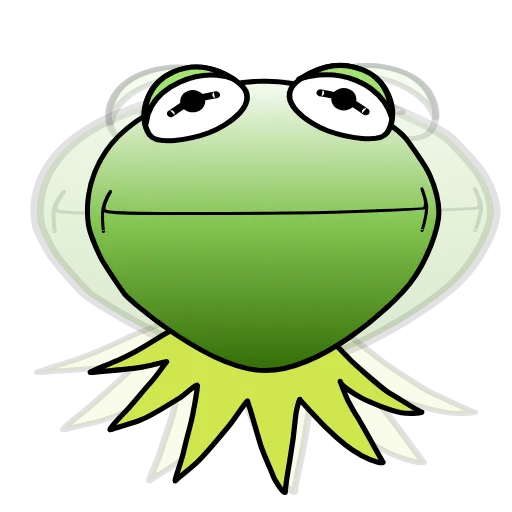 Стикер 10 Kermit The Frog