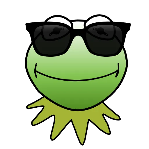 Стикер 3 Kermit The Frog