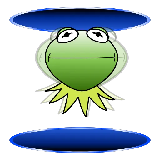 Стикер 19 Kermit The Frog