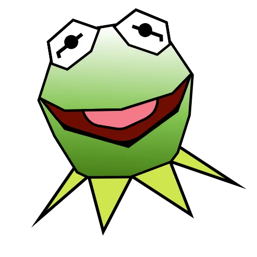 Стикер 15 Kermit The Frog