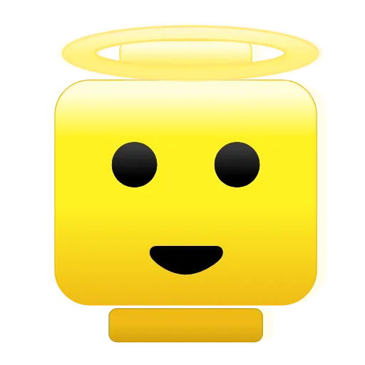 Стикер 12 Lego Emoji