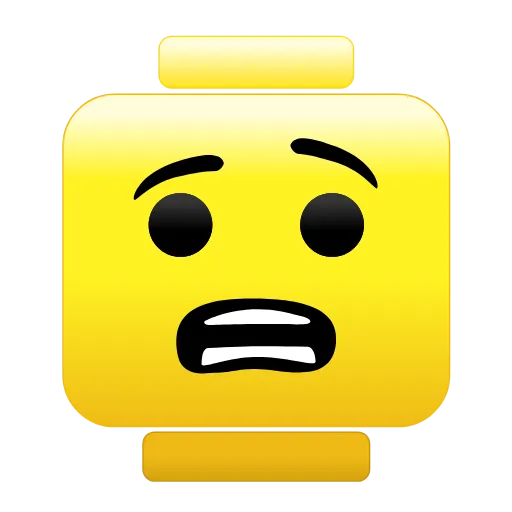 Стикер 14 Lego Emoji