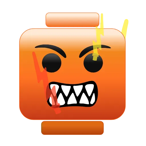 Стикер 15 Lego Emoji