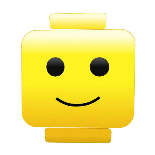Стикер 4 Lego Emoji