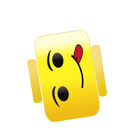 Стикер 10 Lego Emoji