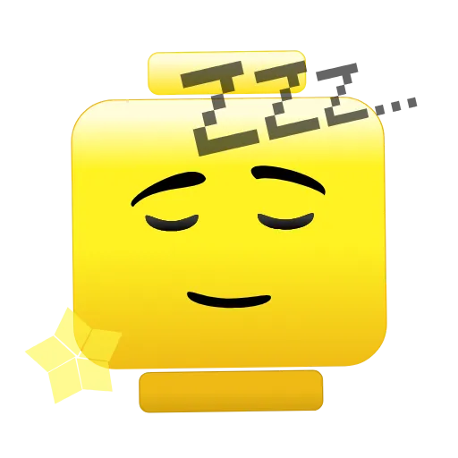 Стикер 21 Lego Emoji