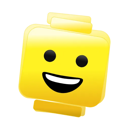 Стикер 18 Lego Emoji