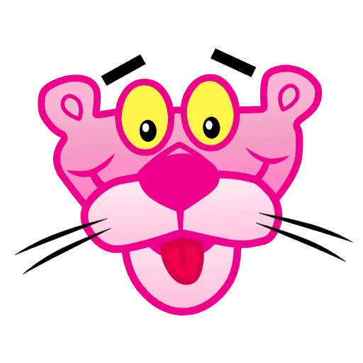 Стикер 6 Pink Panther
