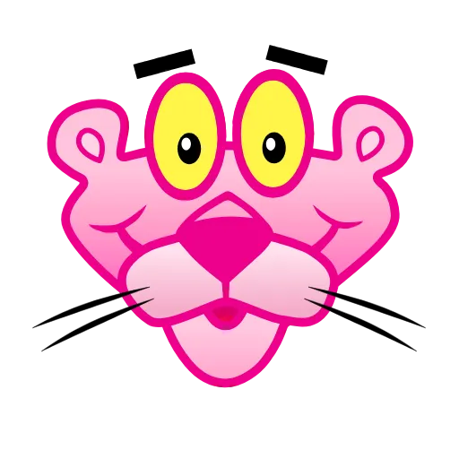 Стикер 5 Pink Panther