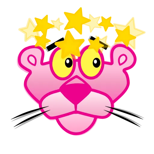 Стикер 13 Pink Panther