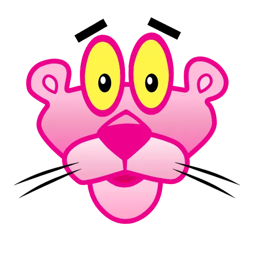Стикер 11 Pink Panther