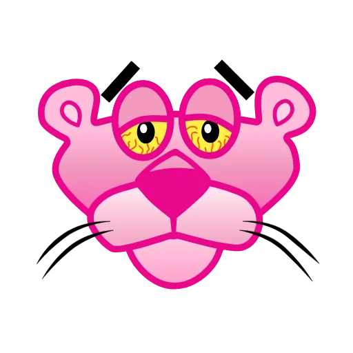 Стикер 16 Pink Panther