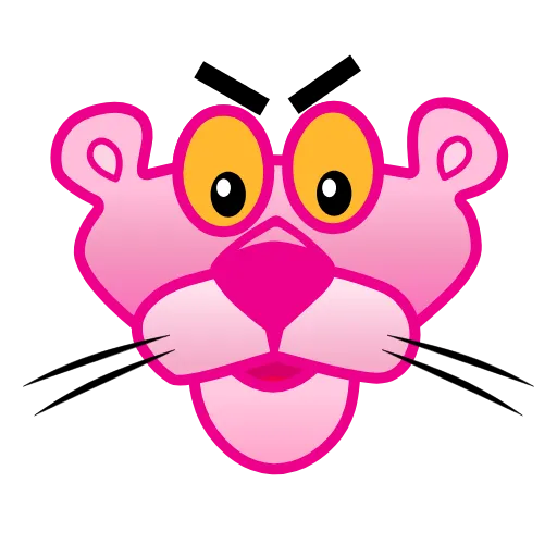 Стикер 12 Pink Panther
