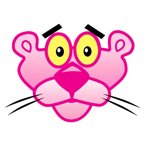 Стикер 4 Pink Panther