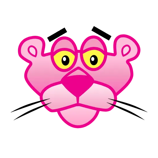 Стикер 15 Pink Panther