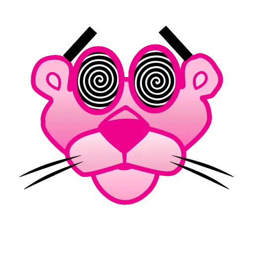 Стикер 17 Pink Panther
